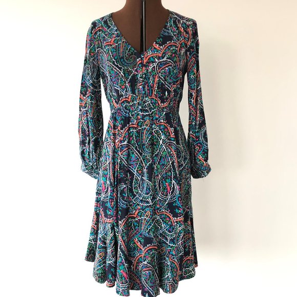 Multi-coloured Midi Dress - Picture 1 of 8